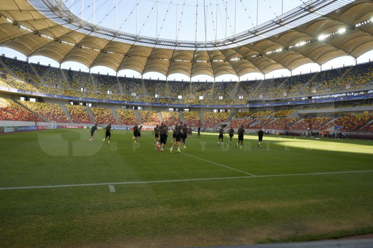 GALERIE FOTO+VIDEO Aguero și compania s-au pregătit pe Arena Națională » Relaxare și voie bună la antrenamentul oficial al lui Manchester City