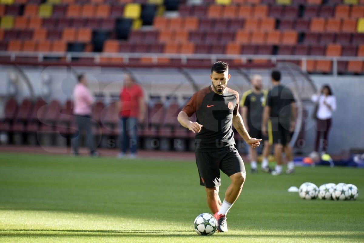 GALERIE FOTO+VIDEO Aguero și compania s-au pregătit pe Arena Națională » Relaxare și voie bună la antrenamentul oficial al lui Manchester City