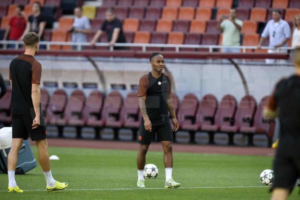 GALERIE FOTO+VIDEO Aguero și compania s-au pregătit pe Arena Națională » Relaxare și voie bună la antrenamentul oficial al lui Manchester City