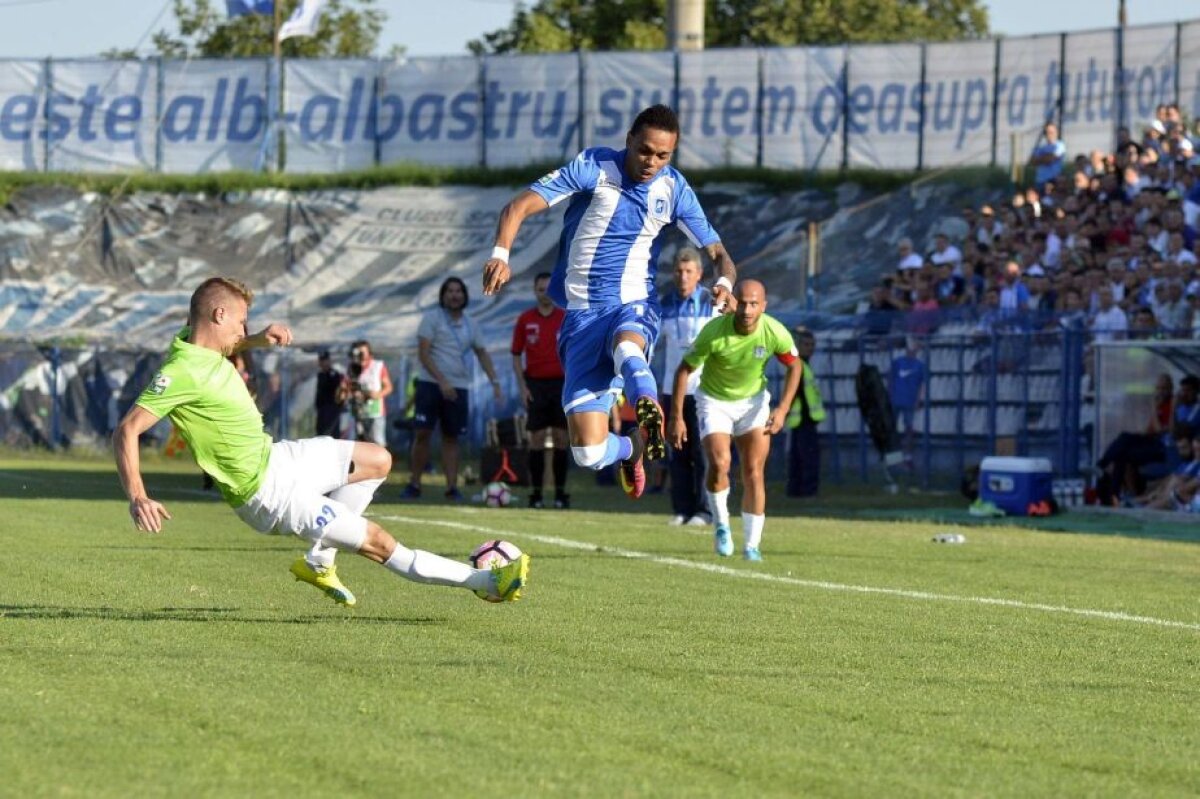 VIDEO+FOTO » CSU Craiova urcă lângă Steaua în Liga 1 după victoria cu Poli Iași, scor 2-0