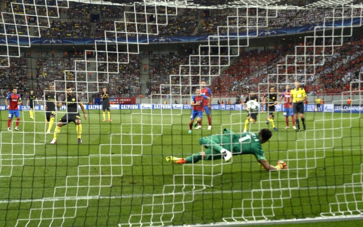 VIDEO + FOTO  » Steaua - Manchester City 0-5 » Guardiola i-a dat manita lui Reghe » Aguero a reușit un hat-trick