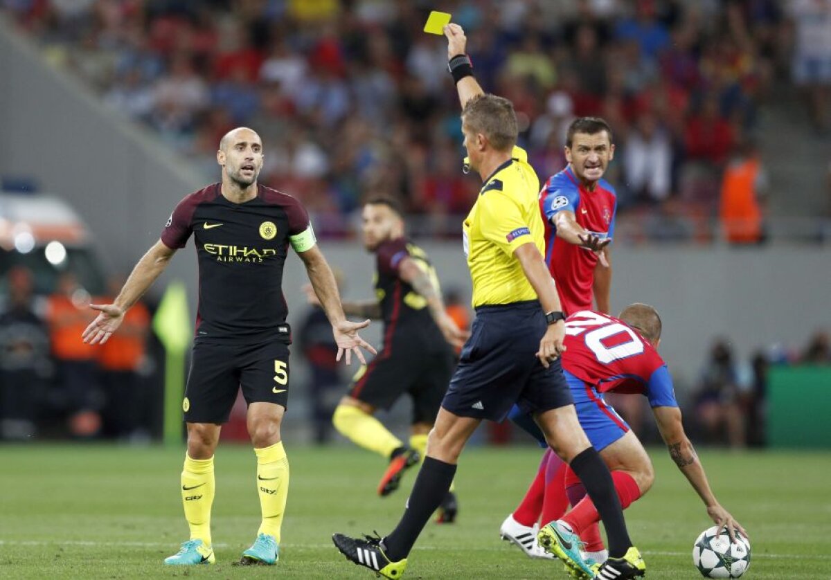 VIDEO + FOTO  » Steaua - Manchester City 0-5 » Guardiola i-a dat manita lui Reghe » Aguero a reușit un hat-trick
