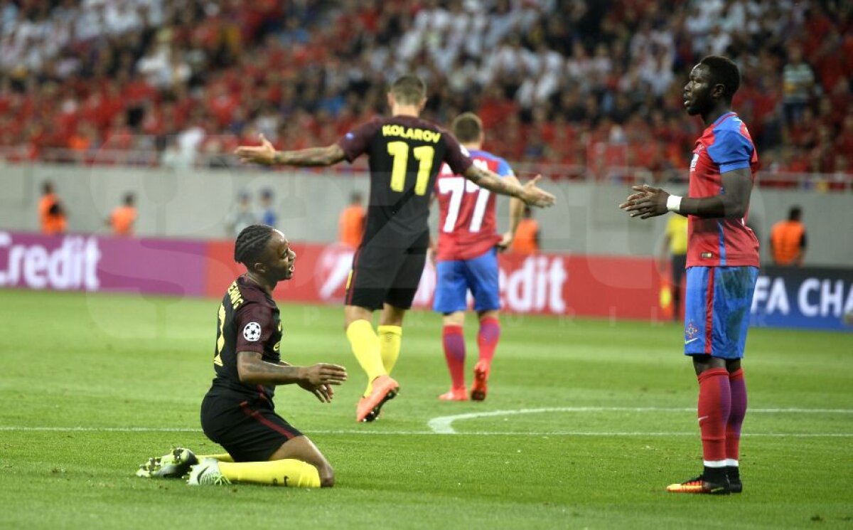 VIDEO + FOTO  » Steaua - Manchester City 0-5 » Guardiola i-a dat manita lui Reghe » Aguero a reușit un hat-trick