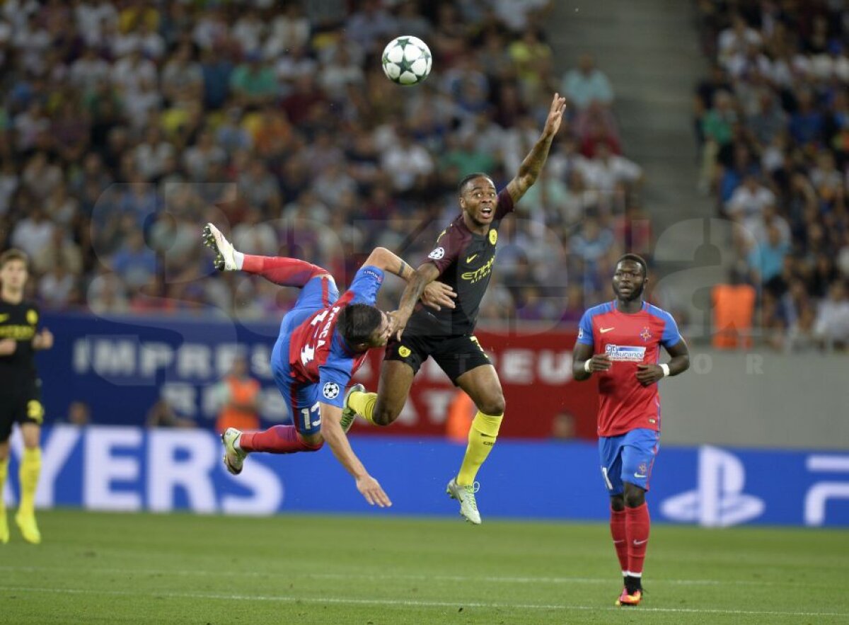 VIDEO + FOTO  » Steaua - Manchester City 0-5 » Guardiola i-a dat manita lui Reghe » Aguero a reușit un hat-trick