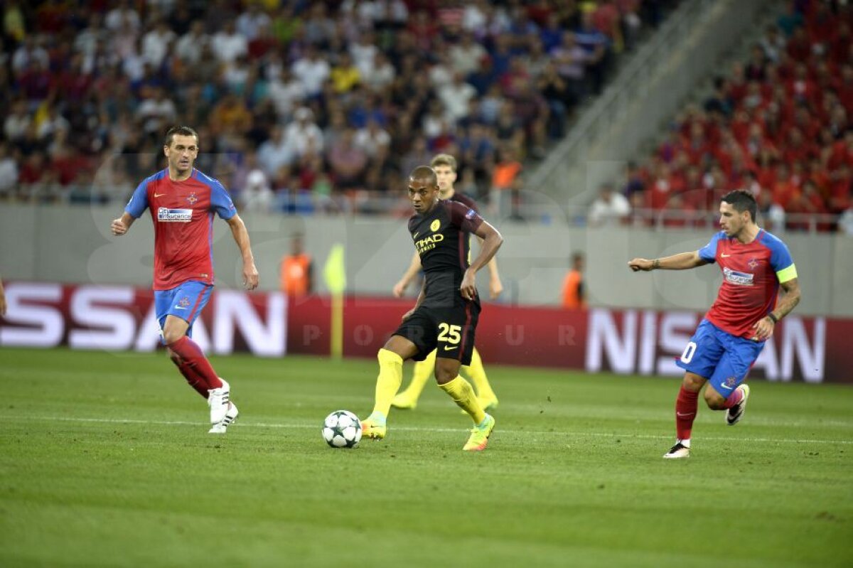 VIDEO + FOTO  » Steaua - Manchester City 0-5 » Guardiola i-a dat manita lui Reghe » Aguero a reușit un hat-trick