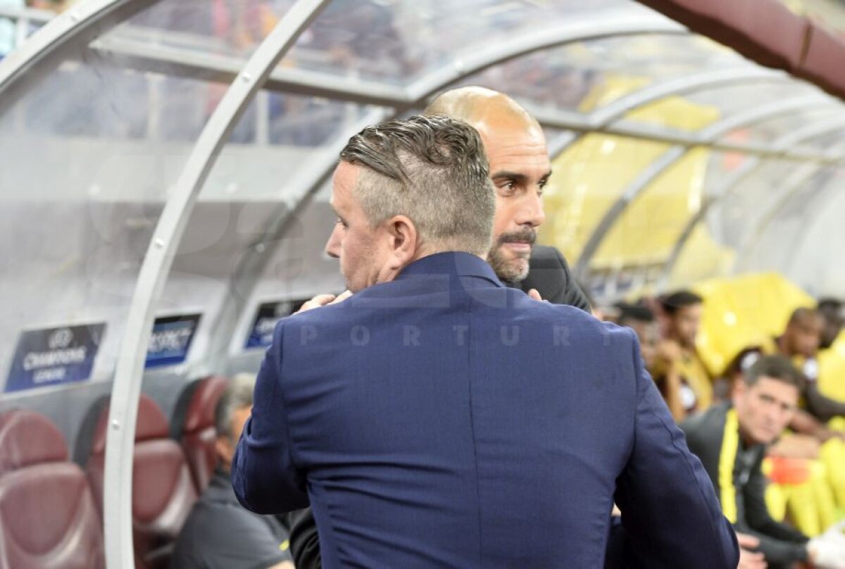 VIDEO + FOTO  » Steaua - Manchester City 0-5 » Guardiola i-a dat manita lui Reghe » Aguero a reușit un hat-trick