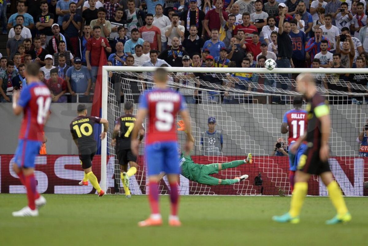 VIDEO + FOTO  » Steaua - Manchester City 0-5 » Guardiola i-a dat manita lui Reghe » Aguero a reușit un hat-trick