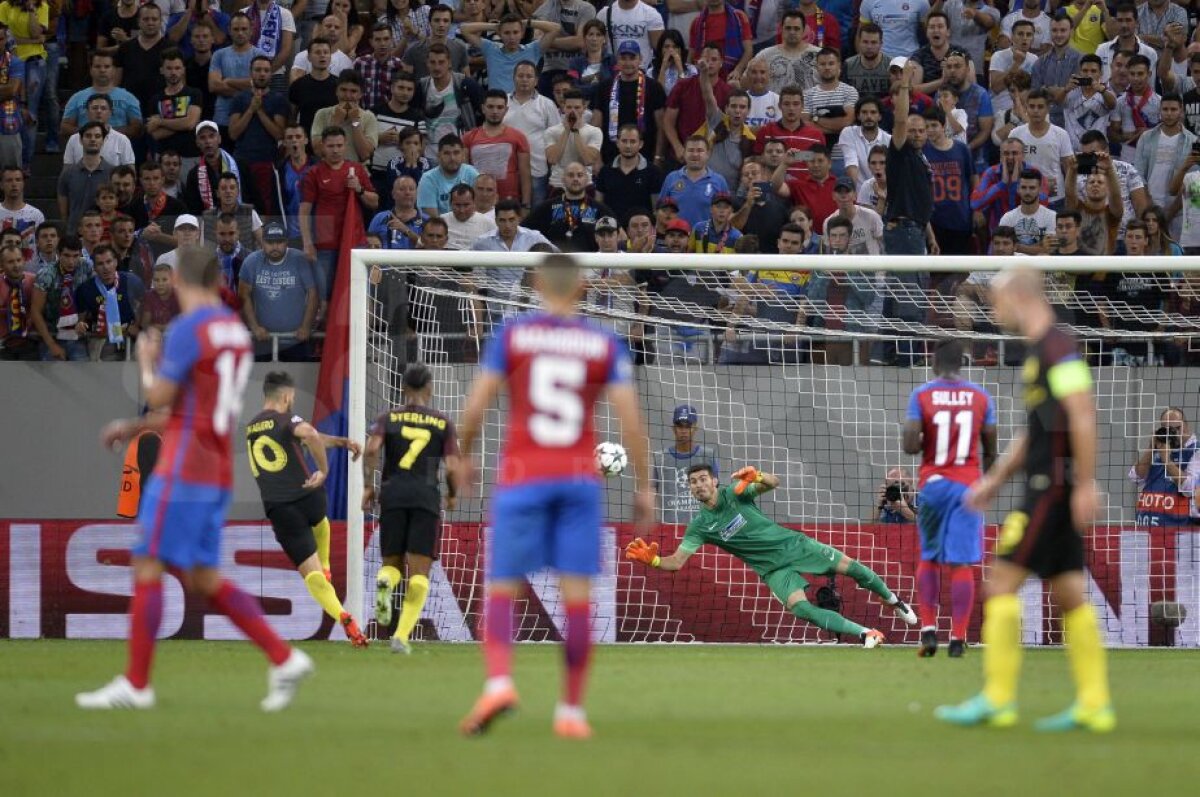 VIDEO + FOTO  » Steaua - Manchester City 0-5 » Guardiola i-a dat manita lui Reghe » Aguero a reușit un hat-trick