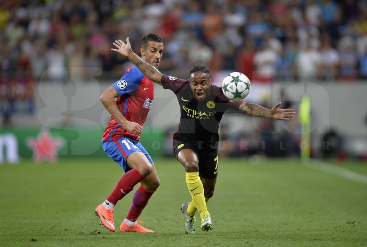 VIDEO + FOTO  » Steaua - Manchester City 0-5 » Guardiola i-a dat manita lui Reghe » Aguero a reușit un hat-trick