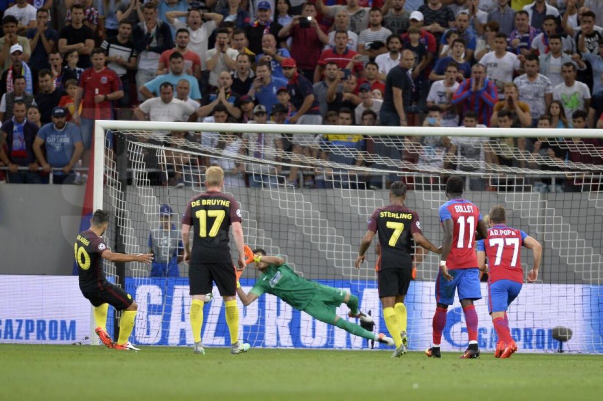 VIDEO + FOTO  » Steaua - Manchester City 0-5 » Guardiola i-a dat manita lui Reghe » Aguero a reușit un hat-trick