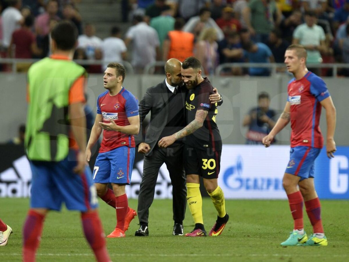 VIDEO + FOTO  » Steaua - Manchester City 0-5 » Guardiola i-a dat manita lui Reghe » Aguero a reușit un hat-trick