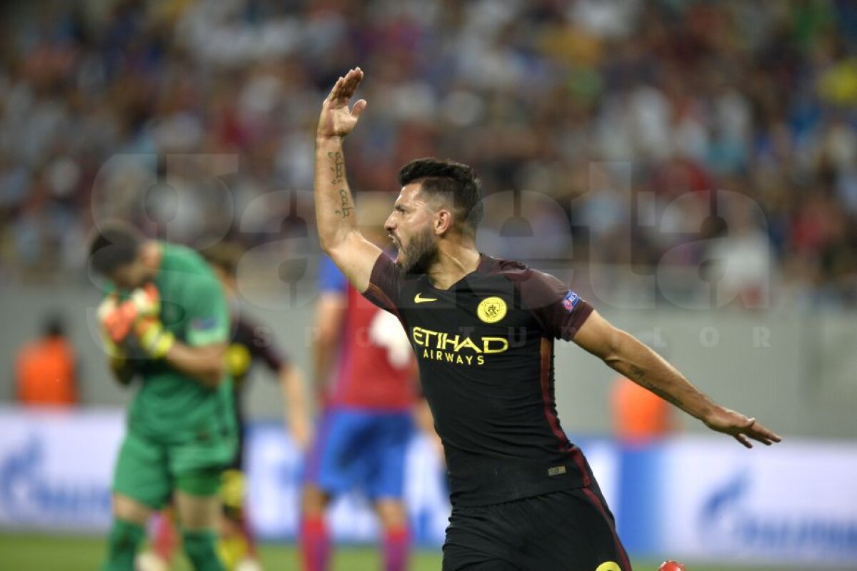 VIDEO + FOTO  » Steaua - Manchester City 0-5 » Guardiola i-a dat manita lui Reghe » Aguero a reușit un hat-trick