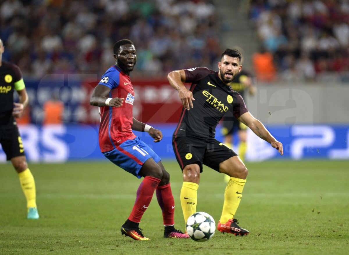 VIDEO + FOTO  » Steaua - Manchester City 0-5 » Guardiola i-a dat manita lui Reghe » Aguero a reușit un hat-trick