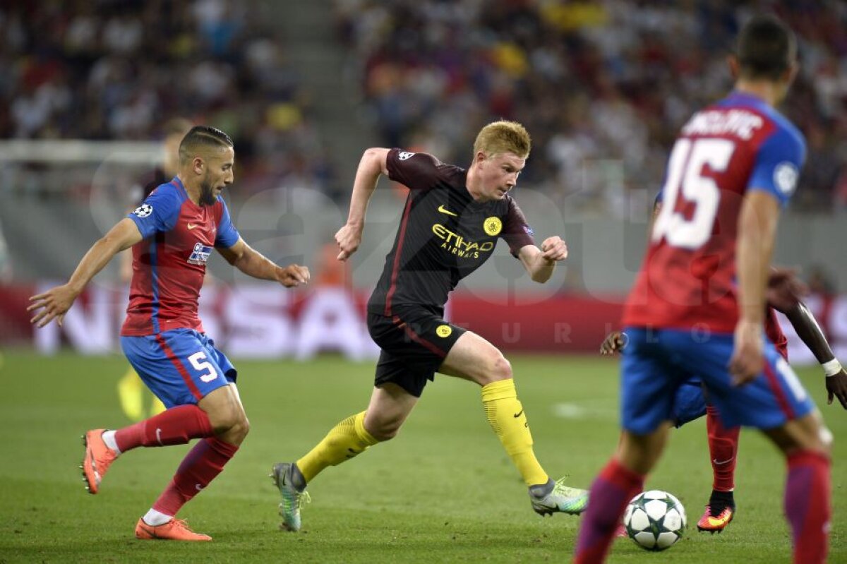 VIDEO + FOTO  » Steaua - Manchester City 0-5 » Guardiola i-a dat manita lui Reghe » Aguero a reușit un hat-trick