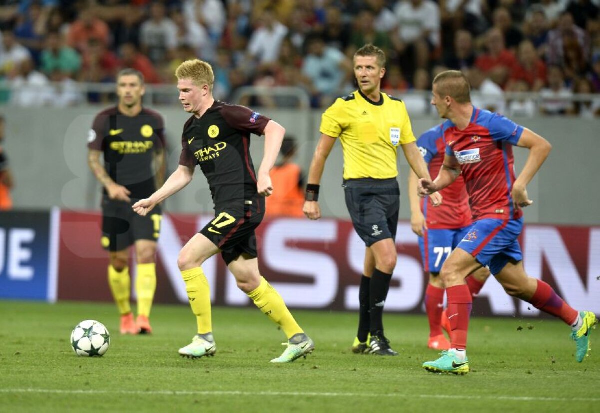 VIDEO + FOTO  » Steaua - Manchester City 0-5 » Guardiola i-a dat manita lui Reghe » Aguero a reușit un hat-trick