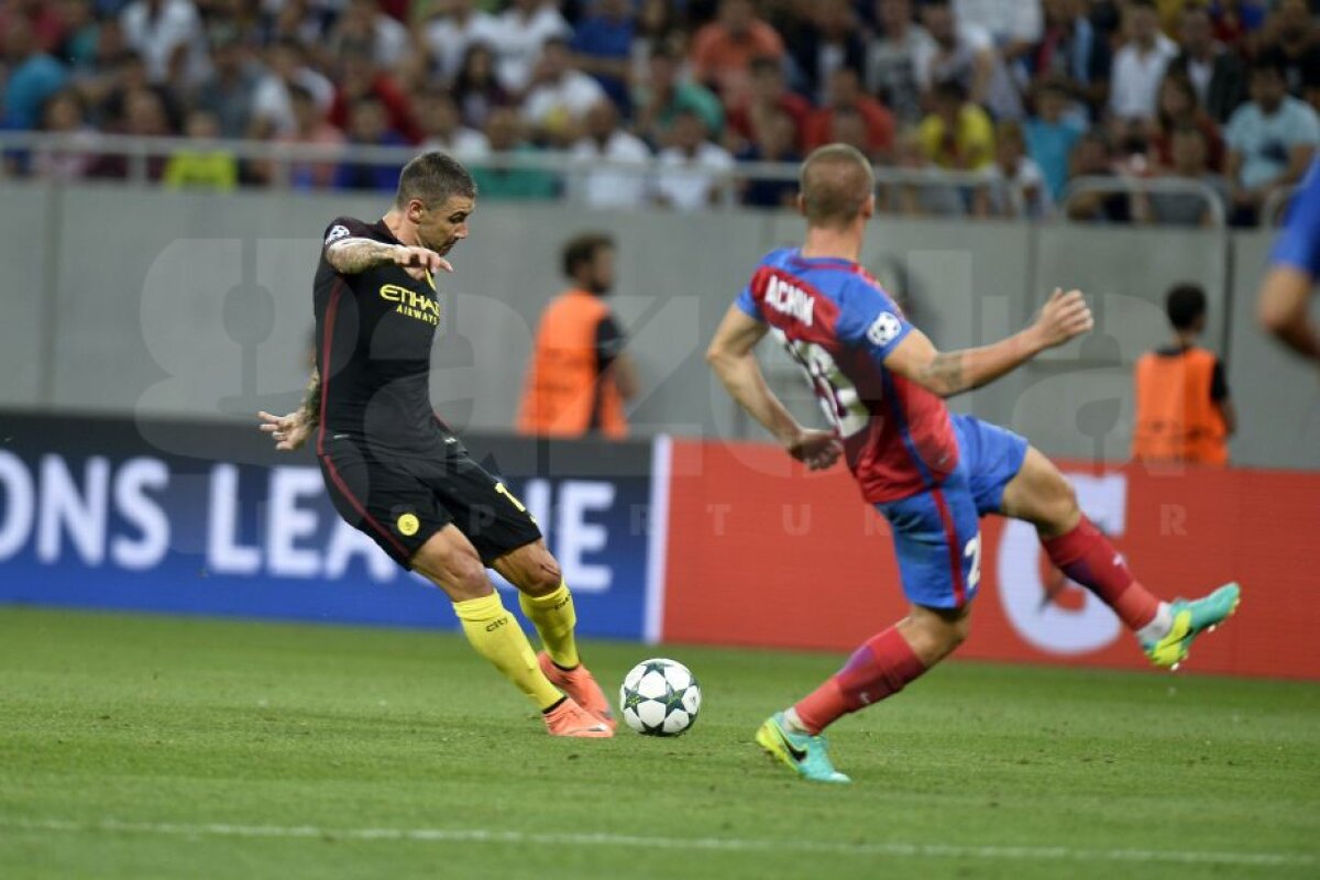 VIDEO + FOTO  » Steaua - Manchester City 0-5 » Guardiola i-a dat manita lui Reghe » Aguero a reușit un hat-trick