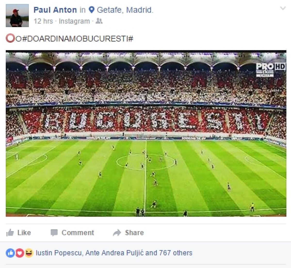 FOTO Reacțiile dinamoviștilor după coregrafia de la Steaua - City » Cum s-au amuzat jucătorii și oficialii după gestul fără precedent al suporterilor lor