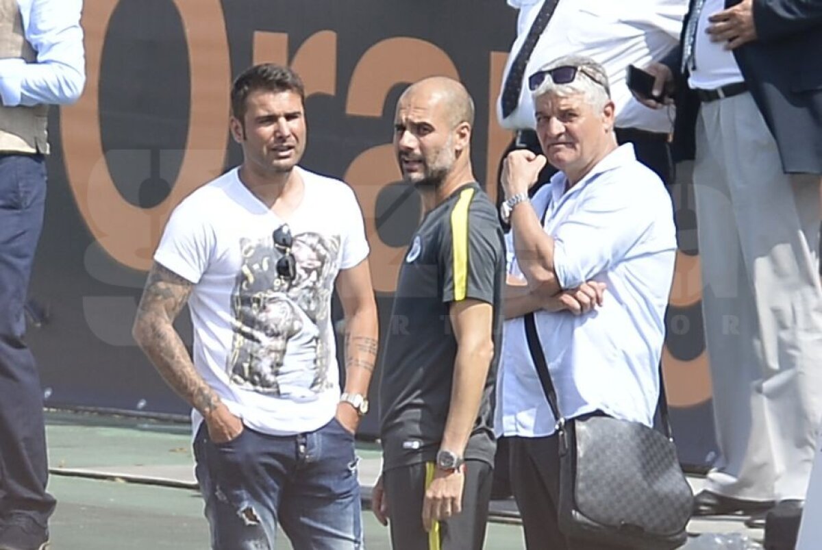 VIDEO + FOTO » Doar Dinamo București pentru Guardiola :) City s-a antrenat în Ștefan cel Mare, Pep s-a întreținut cu Mutu și Andone