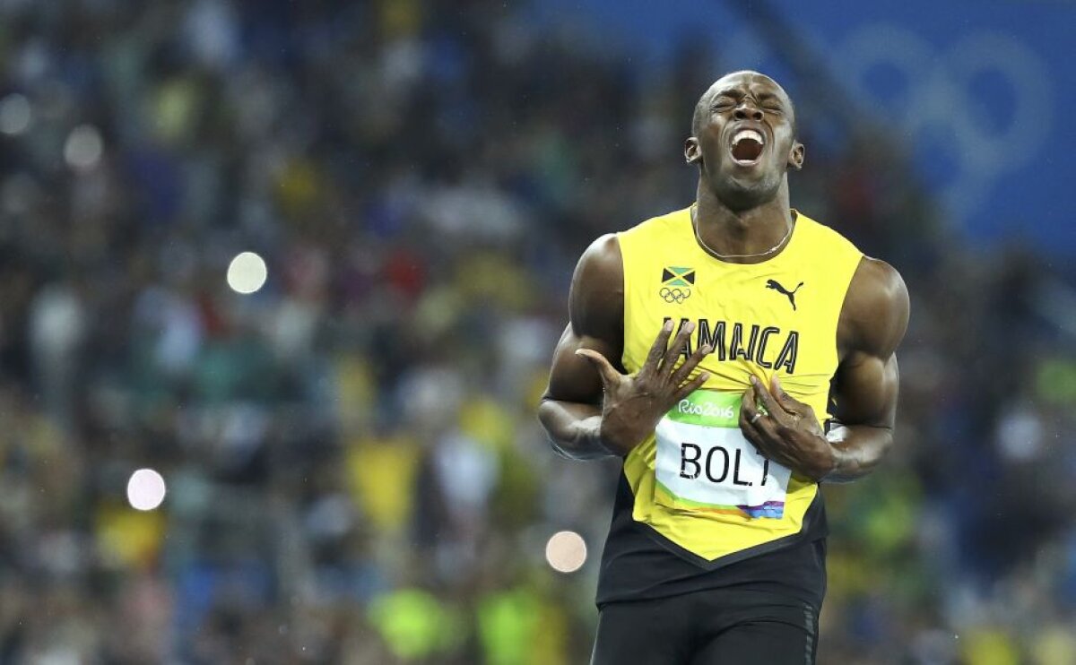 VIDEO+FOTO The Flash » Supremația lui Bolt continuă și la 200m! Încetinit de ploaie, jamaicanul nu și-a putut doborî recordul mondial