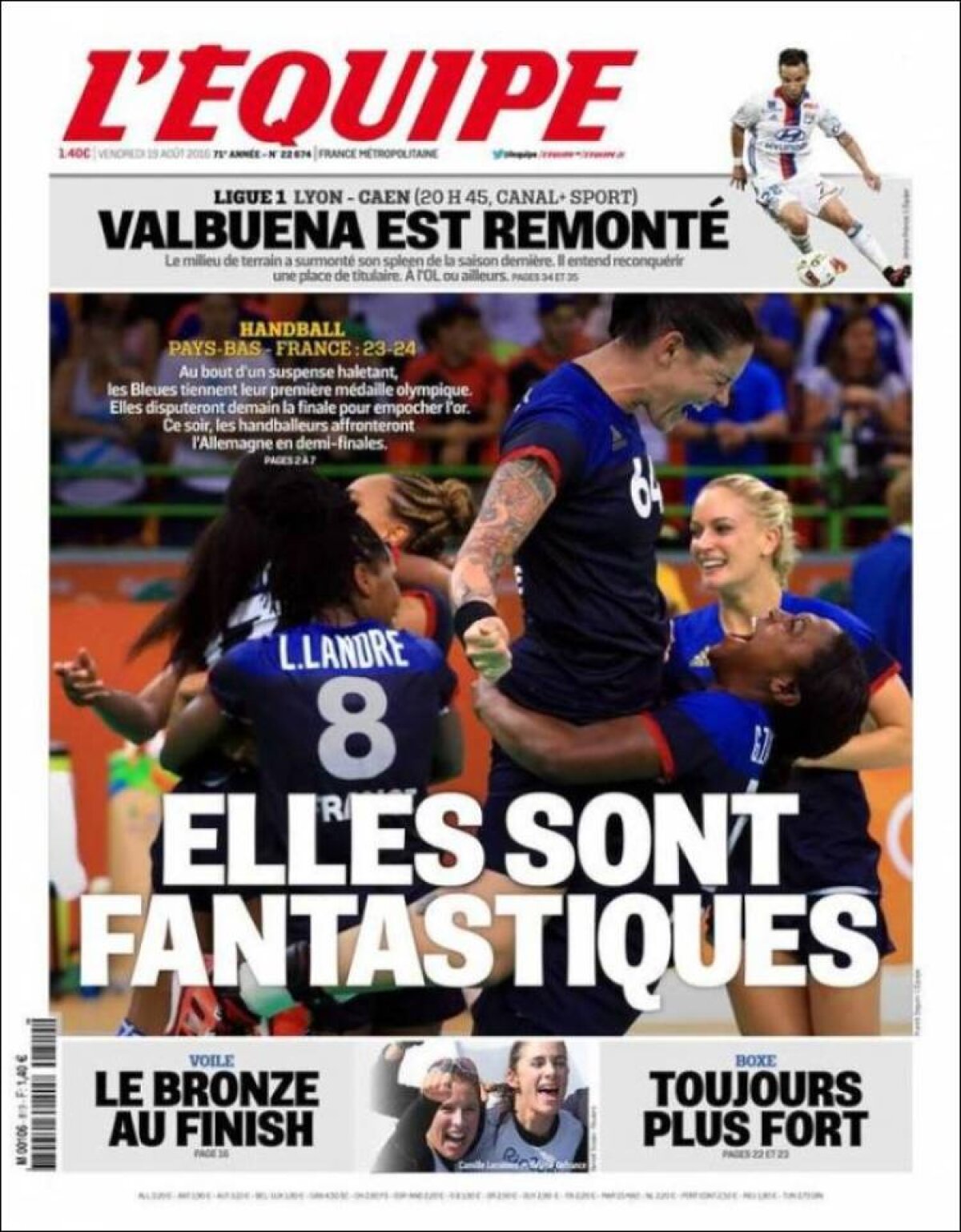 Ce scriu azi ziarele de sport din lume (19 august 2016)