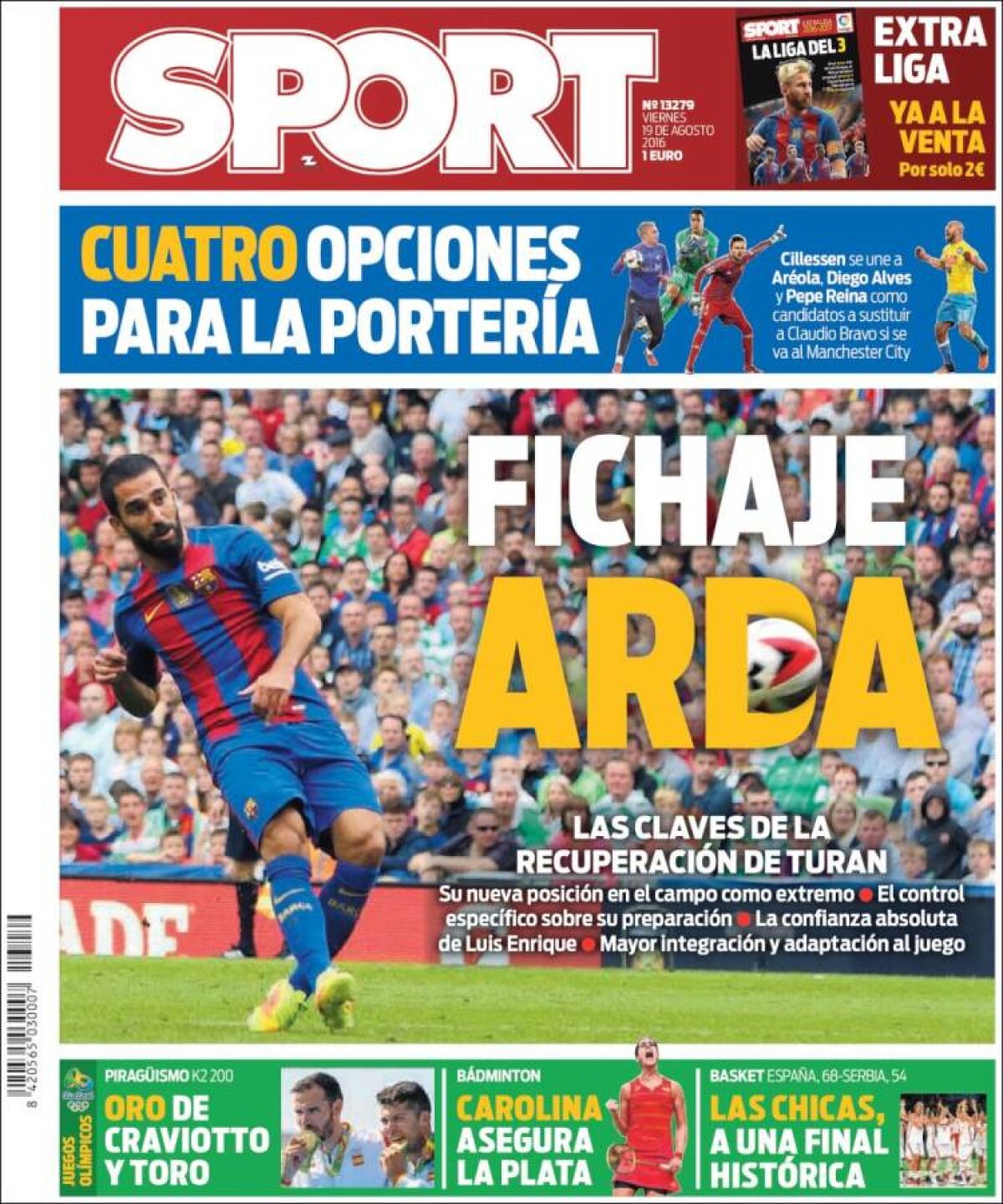 Ce scriu azi ziarele de sport din lume (19 august 2016)