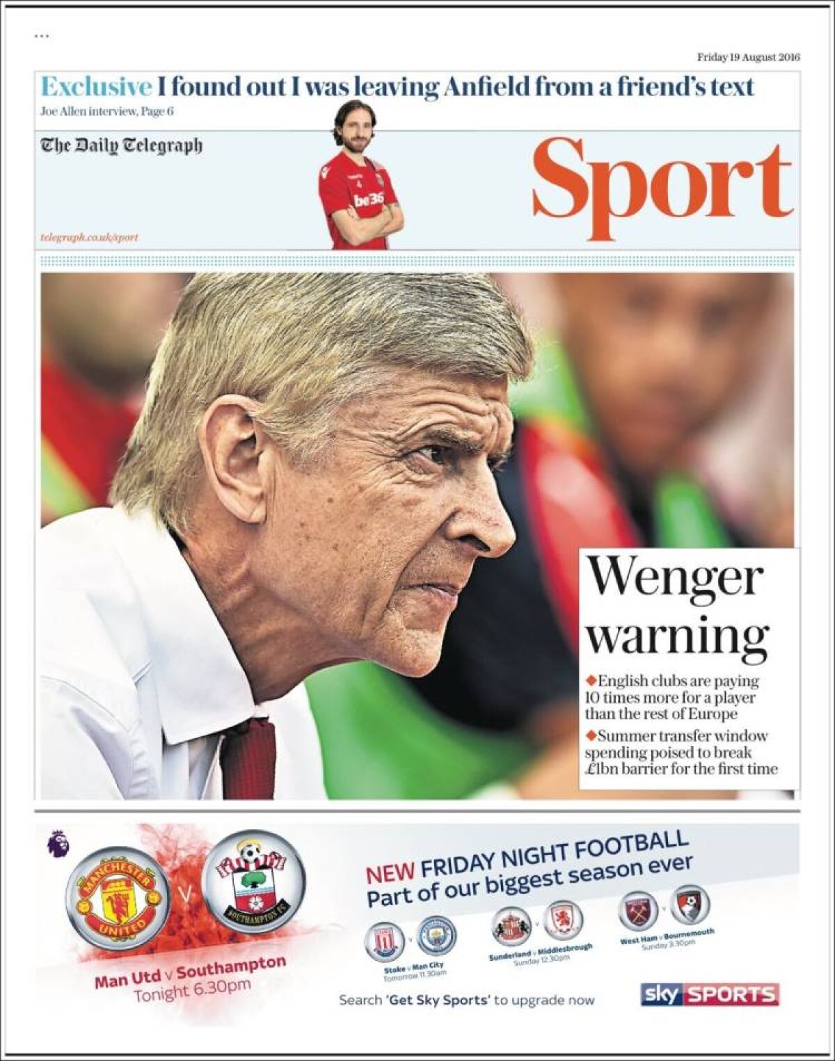 Ce scriu azi ziarele de sport din lume (19 august 2016)