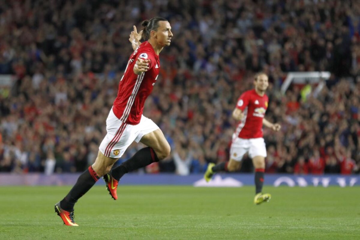 VIDEO+FOTO Gol după gol pentru SuperIbra! Zlatan a marcat de două ori pentru Manchester United