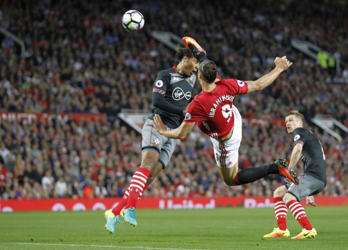 VIDEO+FOTO Gol după gol pentru SuperIbra! Zlatan a marcat de două ori pentru Manchester United