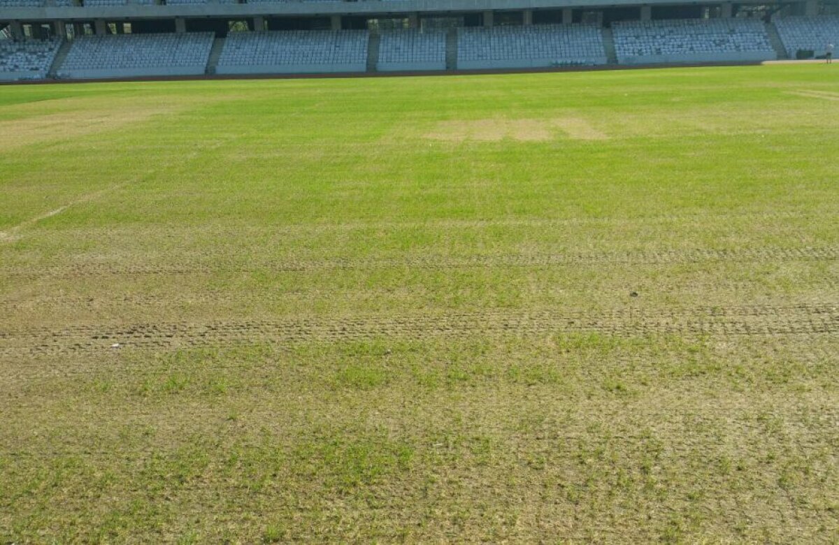 Gazon ars și iarbă lipsă! Oficialii UEFA vin în România pentru a inspecta Cluj Arena