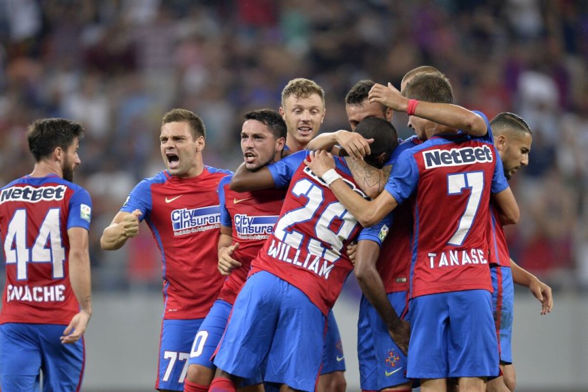 VIDEO și FOTO » Fotbal, orgolii și spectacol! Steaua și Dinamo au remizat într-un superduel cu două goluri