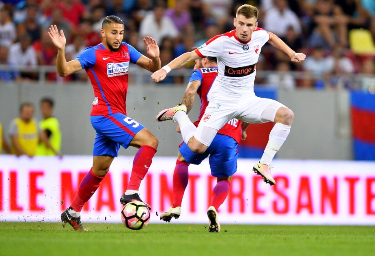 VIDEO și FOTO » Fotbal, orgolii și spectacol! Steaua și Dinamo au remizat într-un superduel cu două goluri