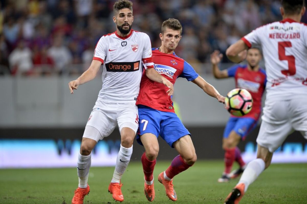 VIDEO și FOTO » Fotbal, orgolii și spectacol! Steaua și Dinamo au remizat într-un superduel cu două goluri