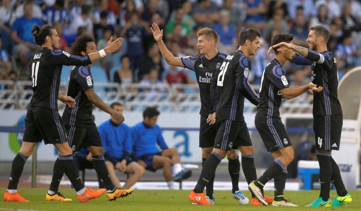 VIDEO+FOTO Real Madrid debutează cu o victorie în noul sezon din La Liga » Băieții lui Zidane au învins Real Sociedad, scor 3-0