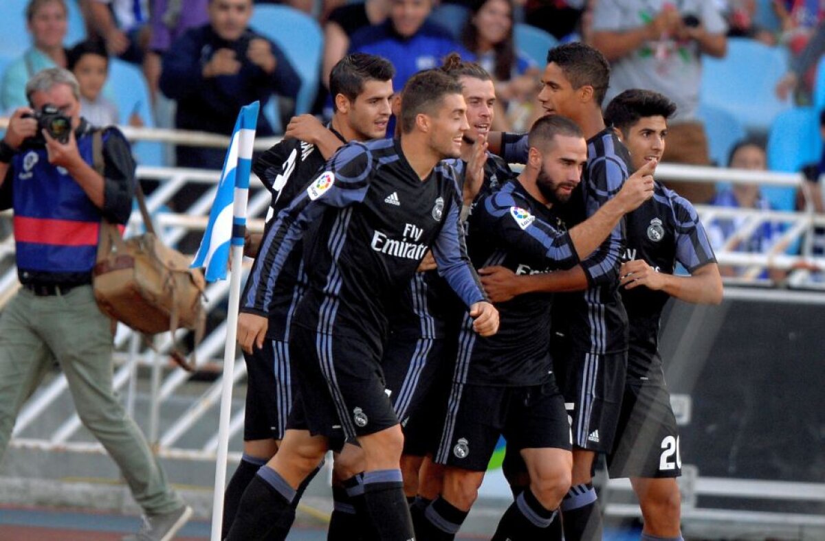 VIDEO+FOTO Real Madrid debutează cu o victorie în noul sezon din La Liga » Băieții lui Zidane au învins Real Sociedad, scor 3-0