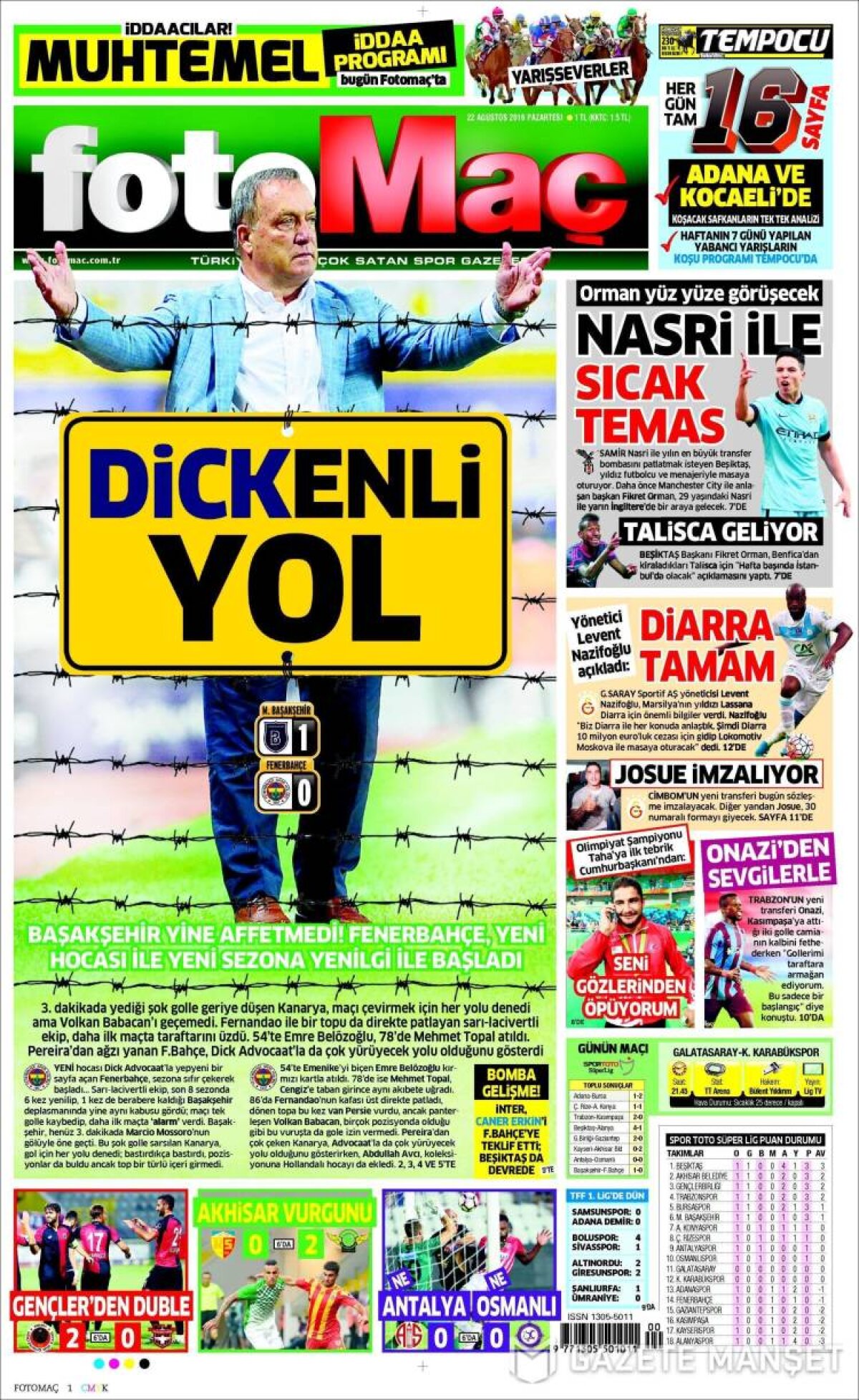 Ce scriu azi ziarele de sport din lume (22 august 2016)