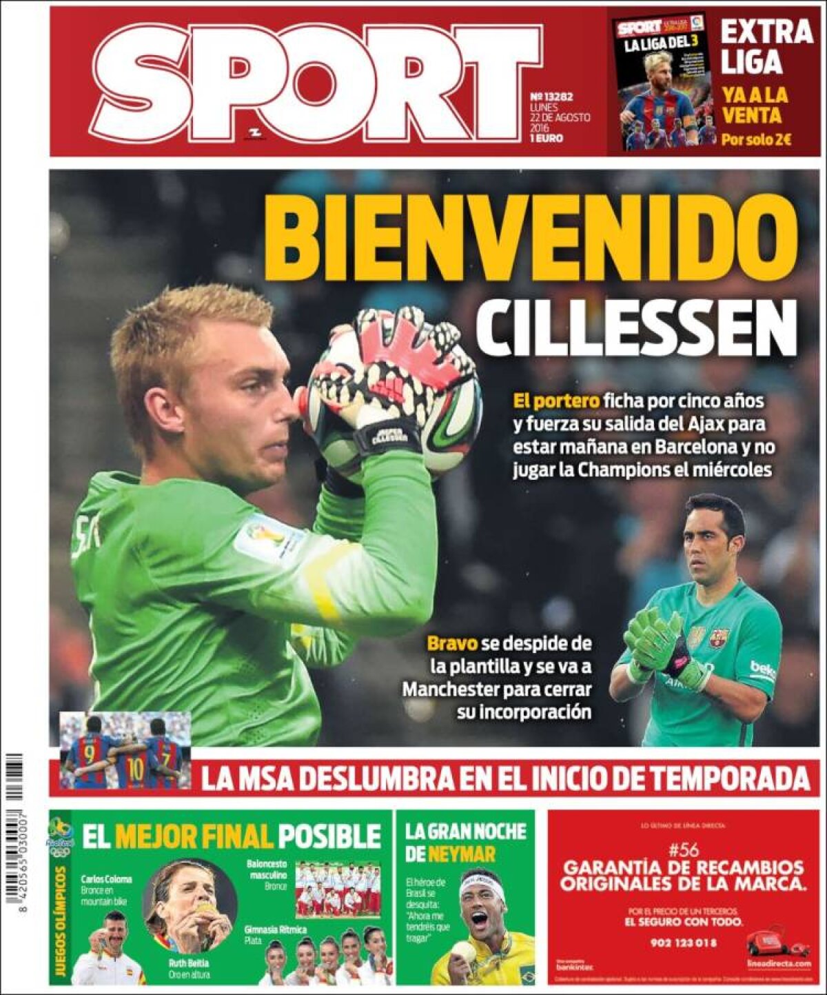 Ce scriu azi ziarele de sport din lume (22 august 2016)