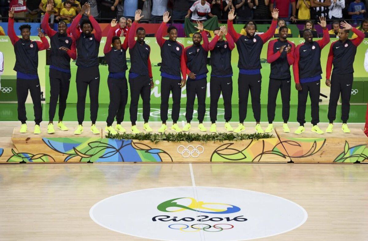 GALERIE FOTO » SUA a cucerit aurul la baschet masculin după ce a spulberat Serbia în finala