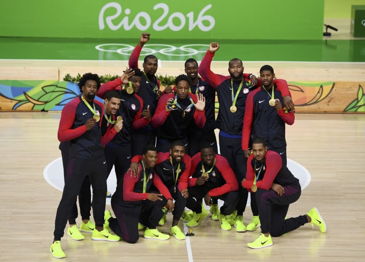 GALERIE FOTO » SUA a cucerit aurul la baschet masculin după ce a spulberat Serbia în finala