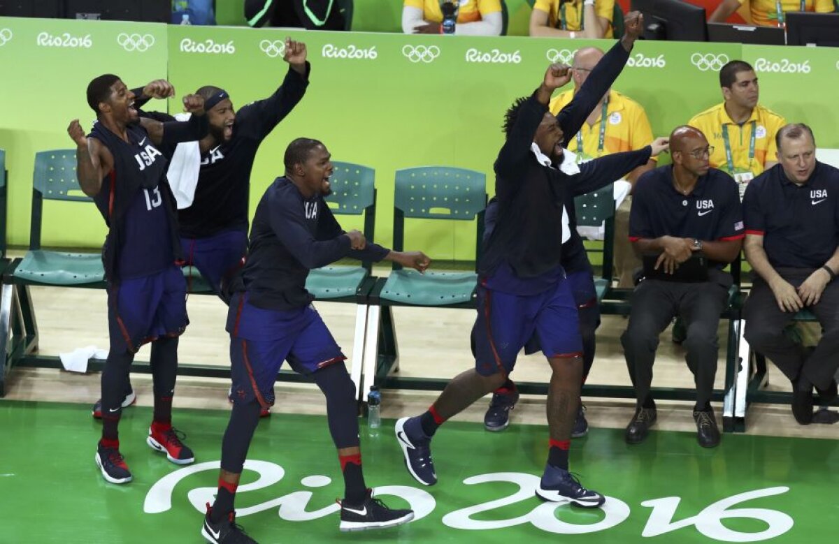 GALERIE FOTO » SUA a cucerit aurul la baschet masculin după ce a spulberat Serbia în finala