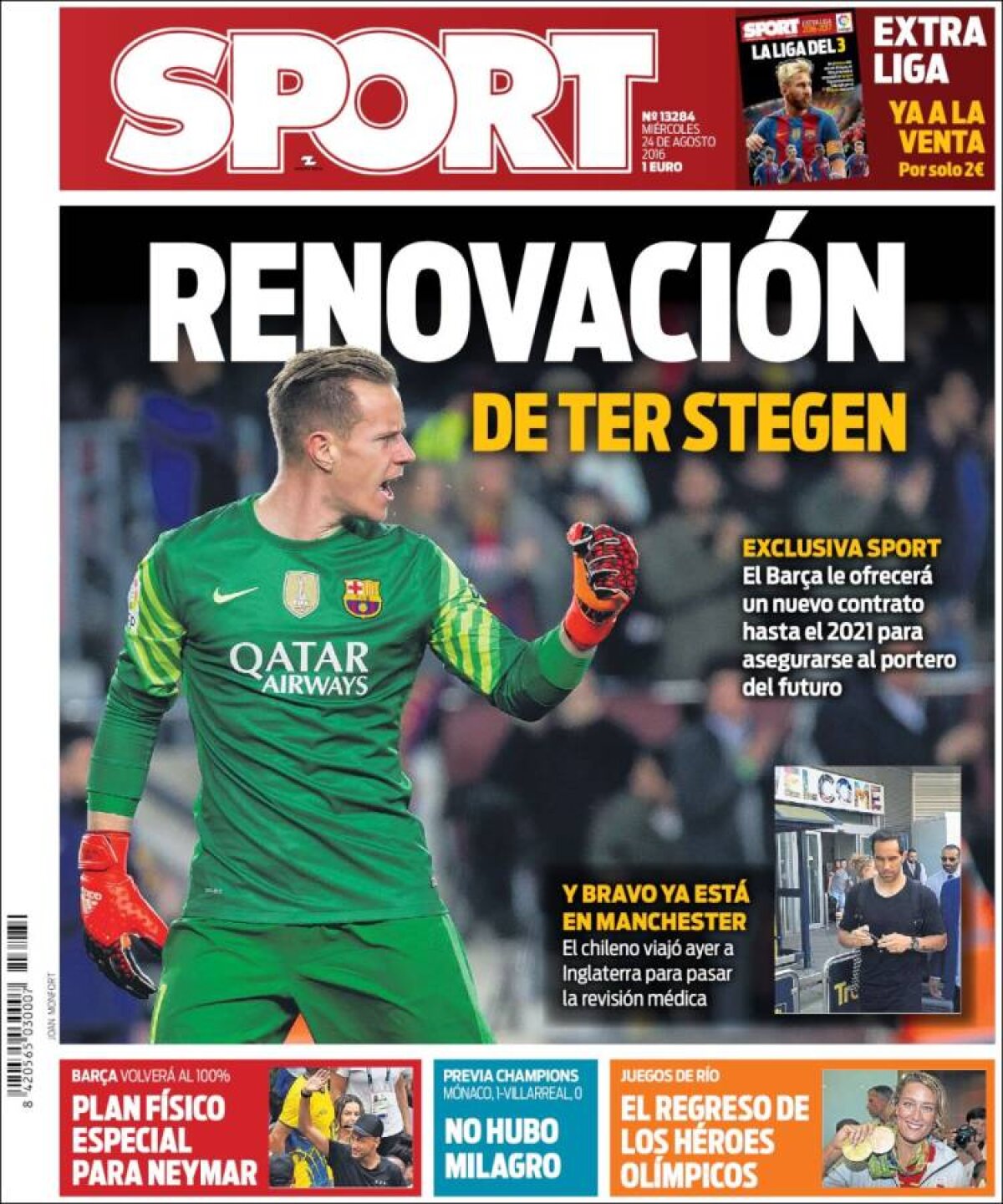 Ce scriu azi ziarele de sport din lume (24 august 2016)