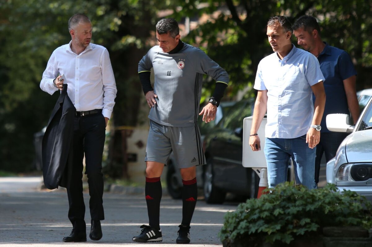 FOTO Legendele s-au reunit ieri pentru a-l prezenta pe el! Edi Iordănescu și-a început aventura la ȚSKA Sofia