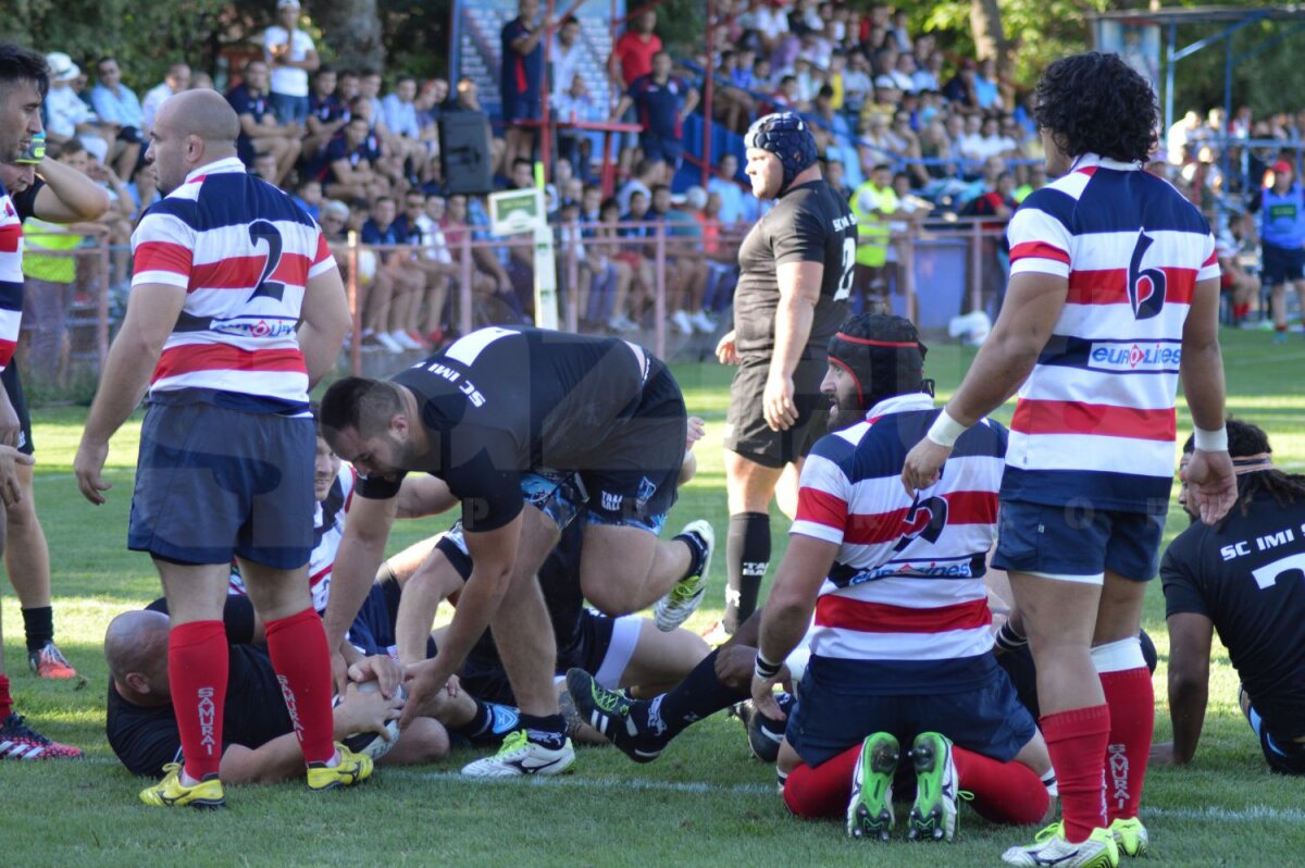 Galerie FOTO CSA Steaua își consolidează primul loc după victoria cu Știința Baia Mare, 29-24