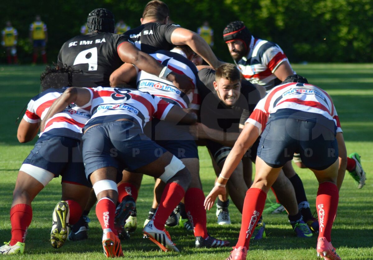 Galerie FOTO CSA Steaua își consolidează primul loc după victoria cu Știința Baia Mare, 29-24