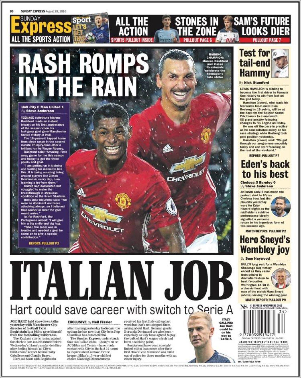 Ce scriu azi ziarele de sport din lume (28 august 2016)