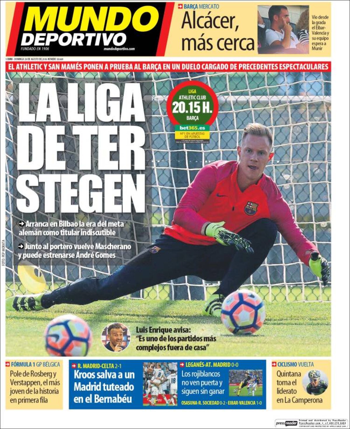 Ce scriu azi ziarele de sport din lume (28 august 2016)