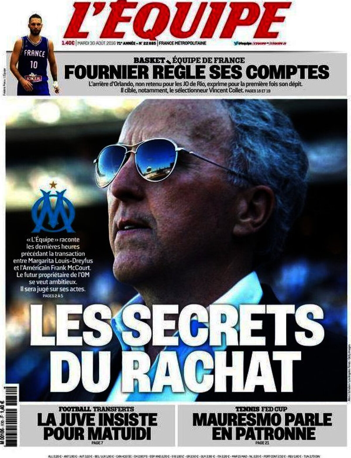 Ce scriu azi ziarele de sport din lume (30 august 2016)