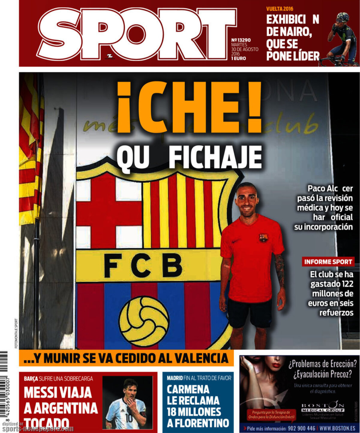 Ce scriu azi ziarele de sport din lume (30 august 2016)