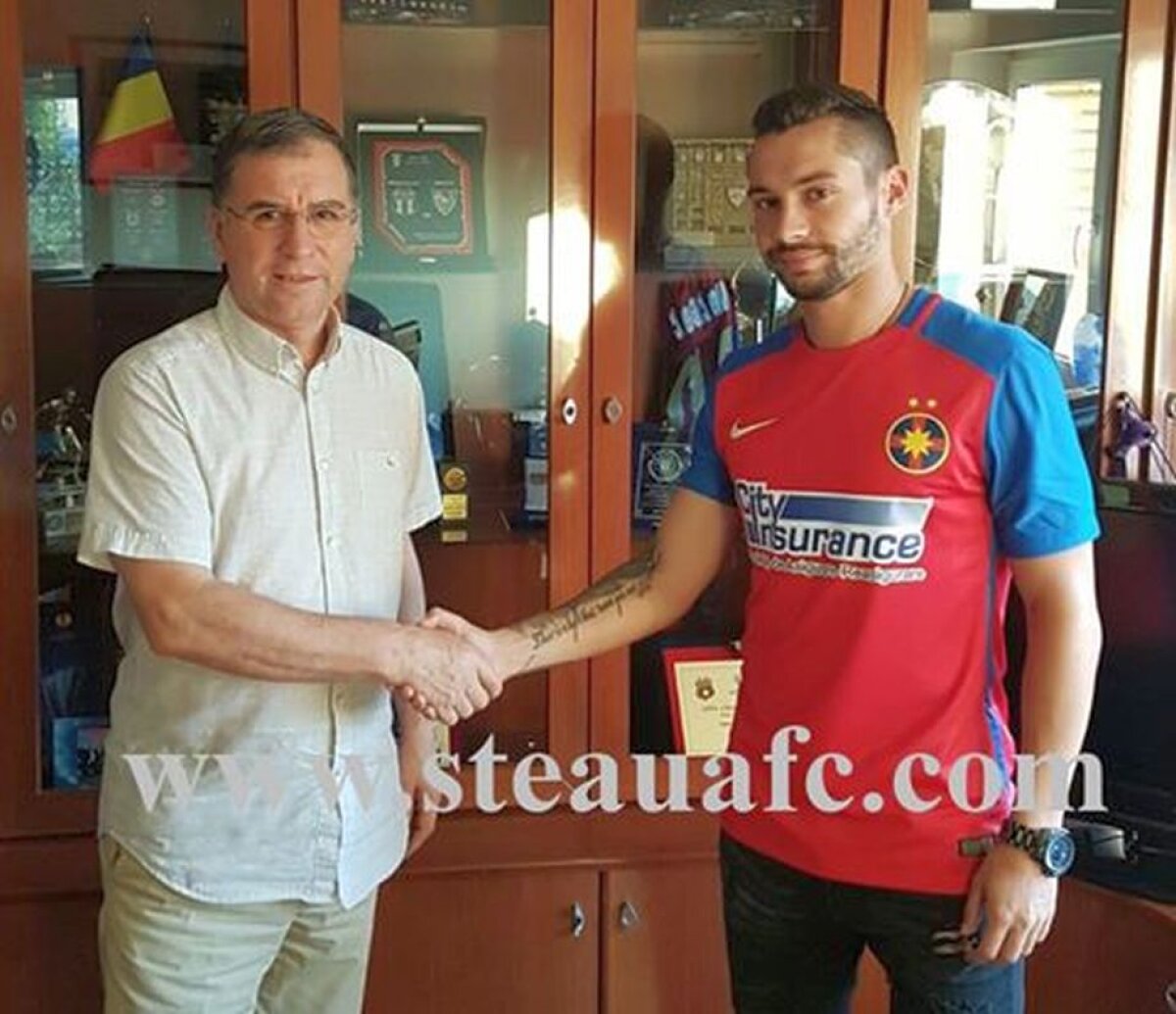 GALERIE FOTO Primele imagini cu noile achiziții ale Stelei » Pe ce durată au semnat cei trei fotbaliști