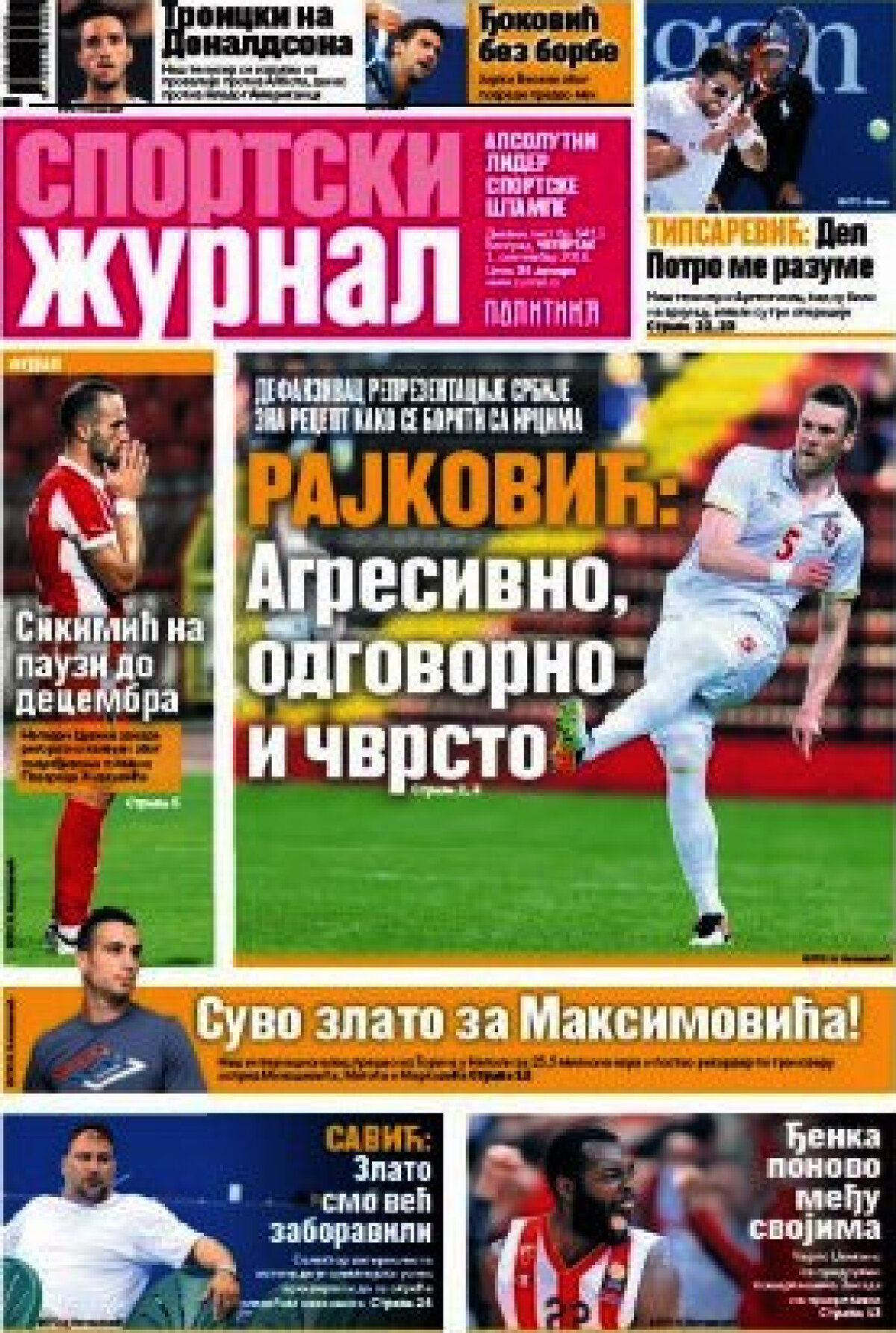 Ce scriu azi ziarele de sport din lume (1 septembrie 2016)