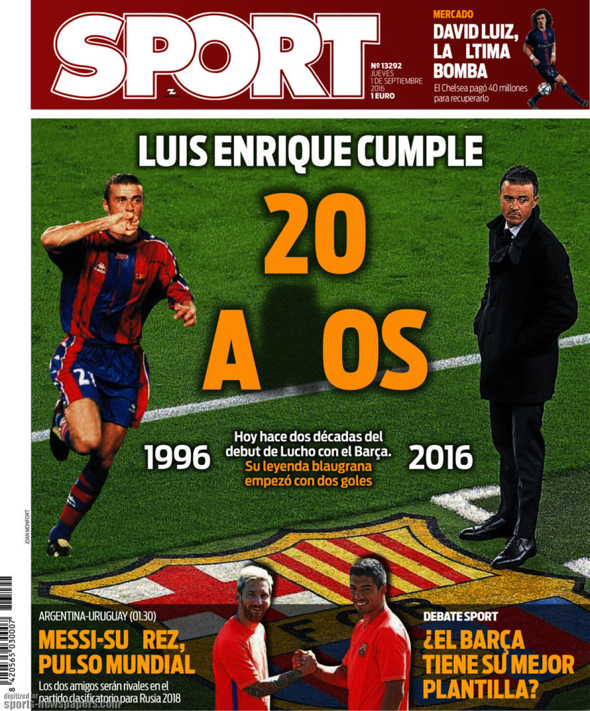 Ce scriu azi ziarele de sport din lume (1 septembrie 2016)